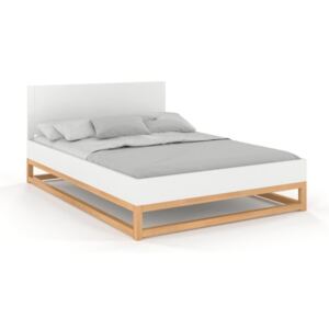 Dvoulůžková postel z masivního borovicového dřeva SKANDICA Karin, 180 x 200 cm