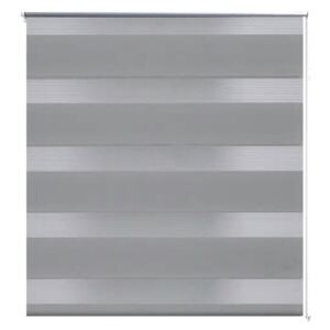Roleta den a noc / Zebra / Twinroll 80x175 cm šedá