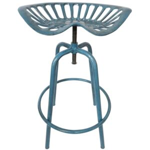 Esschert Design Barová židle "Traktor" modrá IH034
