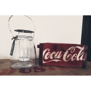 Malá vintage bedýnka coca cola