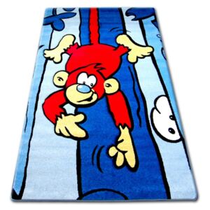 Dětský kusový koberec Opičák modrý, Velikosti 140x190cm