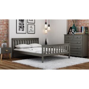 Dřevěná postel Alion 120x200 + rošt ZDARMA bílá
