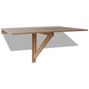 Sklápěcí nástěnný stůl dub 100x60 cm