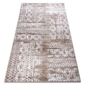 Makro Abra Kusový koberec RETRO HE191 béžový / bílý 160 x 220