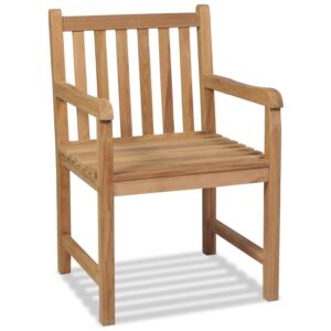 Zahradní židle, 2 ks, teak, 58x60x90 cm