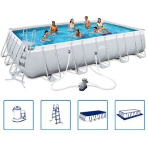 Bestway Power Steel Obdélníkový bazén, ocel, set 671x366x132cm 56470