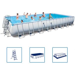 Bestway Power Steel obdélníkový bazén s ocelovým rámem 956x488x132cm