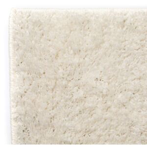 Kusový koberec s vysokým vlasem Shaggy 120 x 170 cm krémový