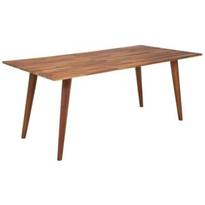 Jídelní stůl z masivního akáciového dřeva 180x90x75 cm hnědý