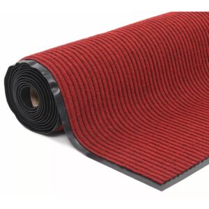 Protiskluzová rohožka s vinylovým podkladem 1,2 x 10 m červená