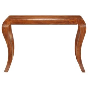 Konzolový stolek masivní akácie sheeshamový povrch 115x40x76 cm