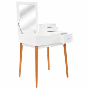 Toaletní stolek se zrcadlem MDF 60 x 50 x 86 cm