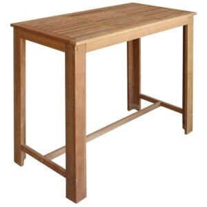 Barový stůl z masivního akáciového dřeva 120 x 60 x 105 cm