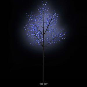 LED Kvetoucí vánoční strom dovnitř i ven IP44 300 cm modrý