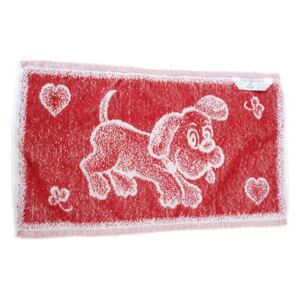 Dětský ručník 30x50 Pes červený, Velikost 30x50