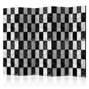 Paraván Checker Dekorhome 225x172 cm (5-dílný)