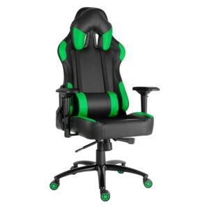 Herní židle RACING PRO ZK-012 XL černo-zelená