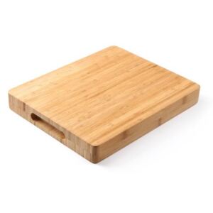 Hendi, Kuchyňská krájecí deska s úchyty 330x250x40mm, Bamboo