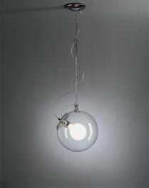 AR A031000 Závěsné svítidlo MICONOS SOSPENSIONE 1x23W chrom, foukané sklo - ARTEMIDE