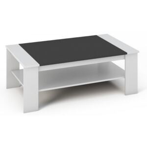 Konferenční stolek BERN bílá/černá
