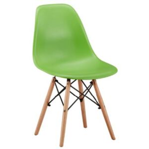 Skandinávská židle AMI zelená
