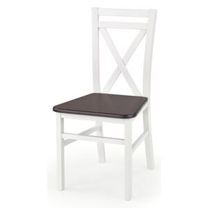 Jídelní židle DARIA 2 bílá/ořech