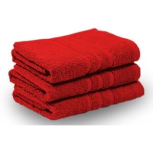 KLASIK PROUŽEK ručník a osuška červená - Osuška červená 70x140cm