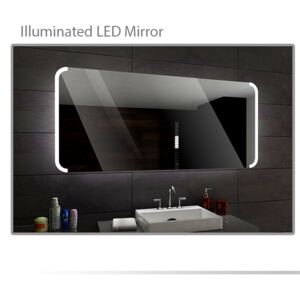 Koupelnové zrcadlo s LED podsvícením 60x40 cm SEATTLE