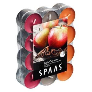 Spaas Čajové 24ks Tri Apple Cinnamon vonné svíčky