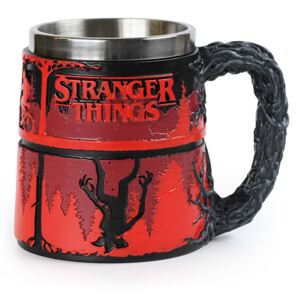 Nerezový 3D hrnek Stranger Things: The Upside Down (objem 350 ml)