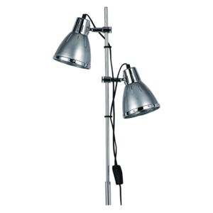 Ideal Lux Ideal Lux - Stojací lampa 2xE27/60W/230V stříbrná ID042794