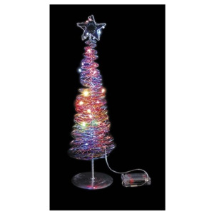 Ledko Vánoční stromeček 20 LED, barevný