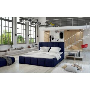 Postel EVA - Ontario 81 (160/200cm) (Moderní čalouněná postel dostupná)