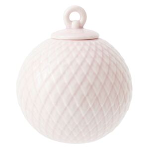 Lyngby Porcelæn Porcelánová baňka Rhombe - Soft Pink
