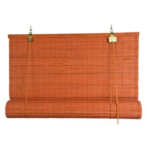 Vingo Zatemňovácí bambusová roleta oranžová Šířka x délka: 80x200