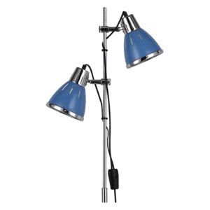 Ideal Lux 42800 - Stojací lampa 2xE27/60W/230V modrá