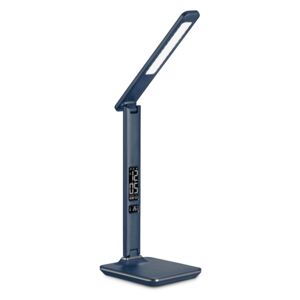 Immax LED Stmívatelná stolní lampa s displejem LED/9W/230V/12V modrá IM0044