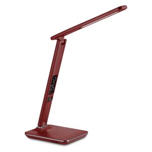 Immax LED Stmívatelná stolní lampa s displejem LED/9W/230V/12V červená IM0045