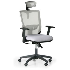B2B Partner Kancelářská židle UNO, šedá/černá + Záruka 7 let