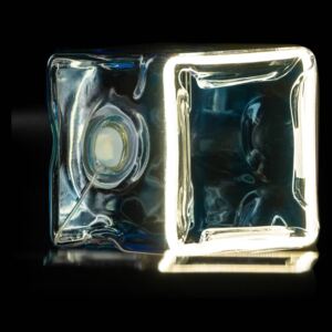 SEGULA LED Ice-Cube E27 8W 4 000 K světle modrá