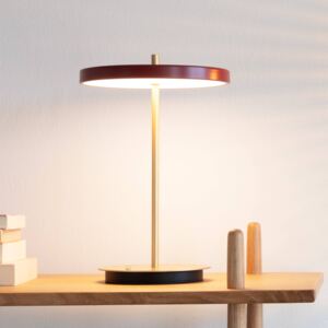 UMAGE LED stolní lampa Asteria move rubínová