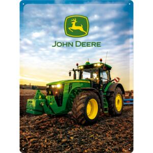 Nostalgic Art Plechová cedule: John Deere (Traktor) - 40x30 cm