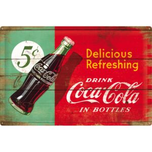 Nostalgic Art Plechová cedule: Coca-Cola (Dvojfarebná) - 40x60 cm