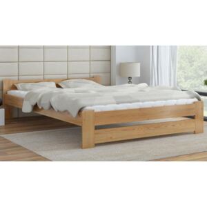 Dřevěná postel Niwa 160x200 + rošt ZDARMA dub