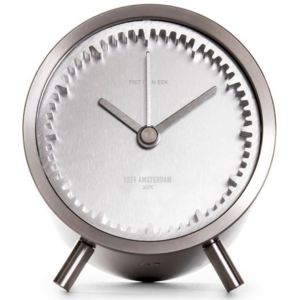 LEFF Tube clock steel + dárek zdarma