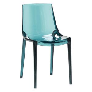 Hübsch Zelená plastová židle