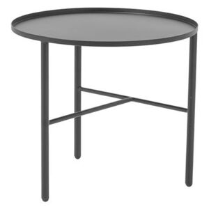 Bloomingville Kulatý kávový stolek Pretty Black