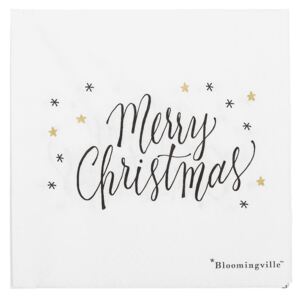 Bloomingville Vánoční papírové prostírání Merry Christmas