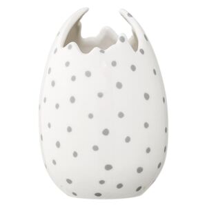 Bloomingville Keramická váza Egg bílá