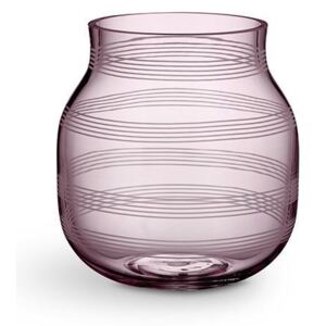 Kähler Skleněná váza Omaggio růžová malá